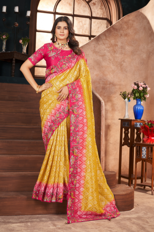 Yellow Zirof Silk